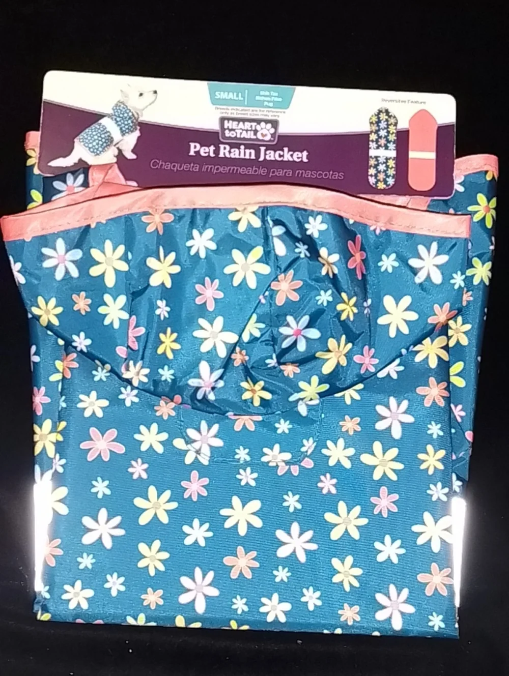 Dog Reversible Rain Jacket - Small